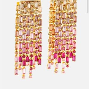 BaubleBar pink starlet earrings